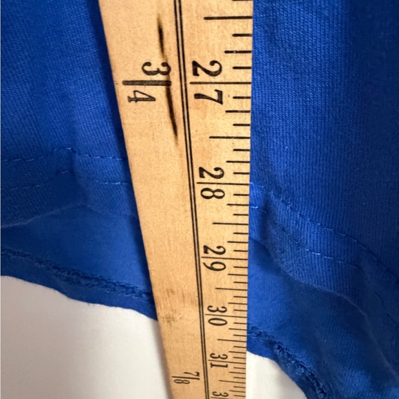 Skater Style Blue Short Sleeve Men's Tee - slightly longer back - Picture 11 of 12